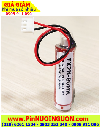 Mitsubishi FX2N-80MR, Pin nuôi nguồn Mitsubishi FX2N-80MR lithium 3.6v 1800mAh (Xuất xứ Nhật)